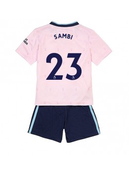 Arsenal Albert Sambi Lokonga #23 Ausweichtrikot für Kinder 2022-23 Kurzarm (+ Kurze Hosen)